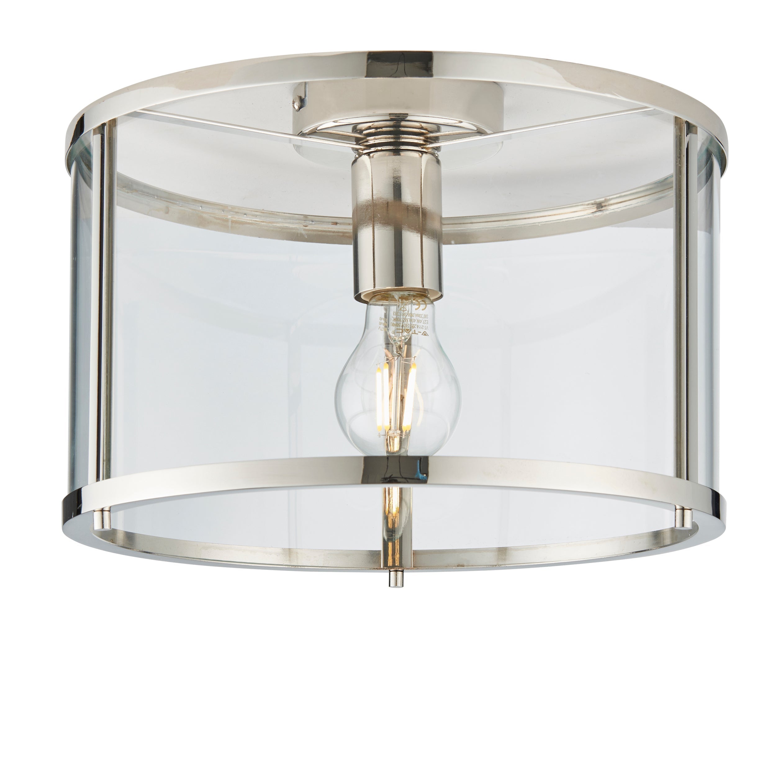 Hopton Glass Flush Ceiling Light