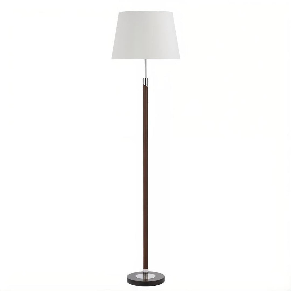 Traditional Timber Look Floor Lamp