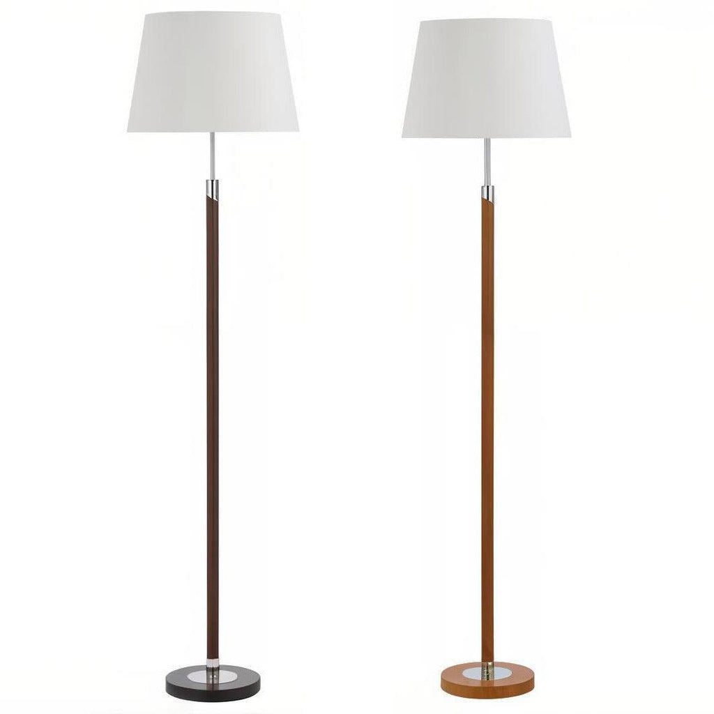 Traditional Timber Look Floor Lamp