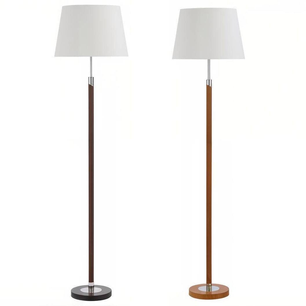 Traditional Timber Look Floor Lamp