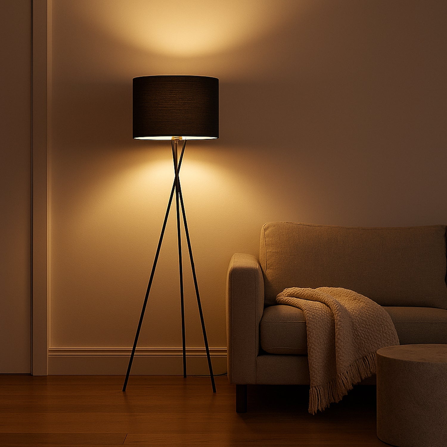 Denise Modern Tripod Floor Lamp