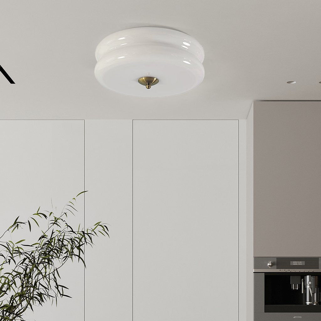 Lea Art Deco Round Ceiling Lamp