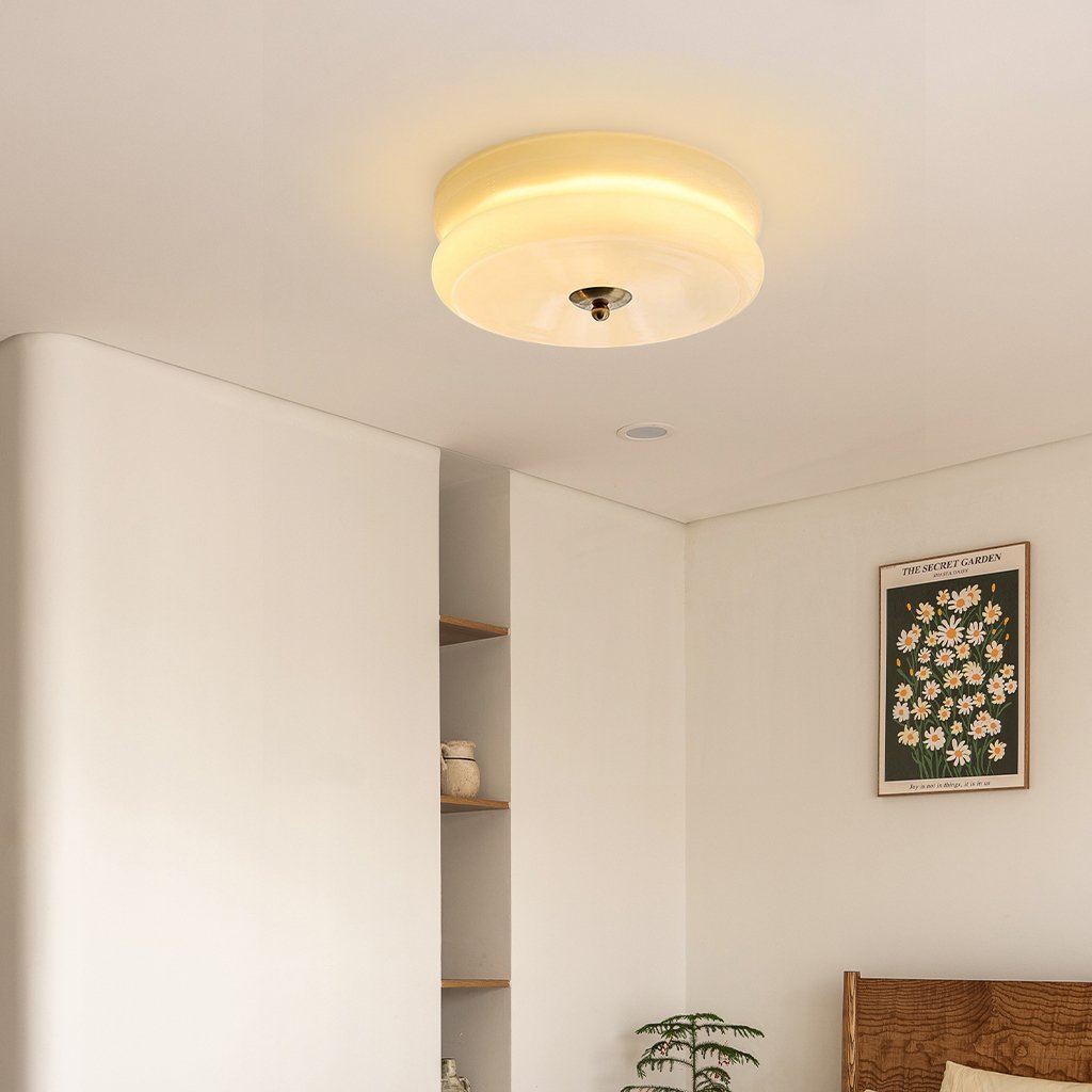 Lea Art Deco Round Ceiling Lamp