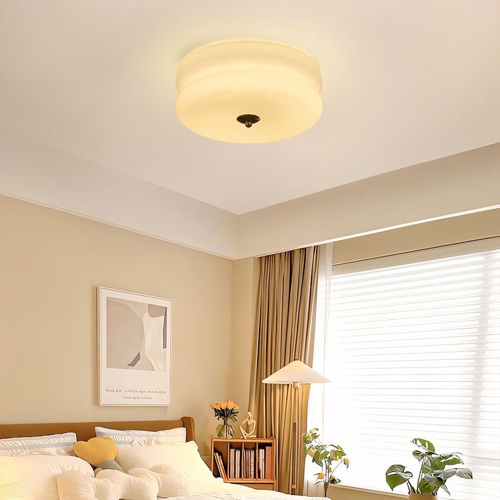 Lea Art Deco Round Ceiling Lamp