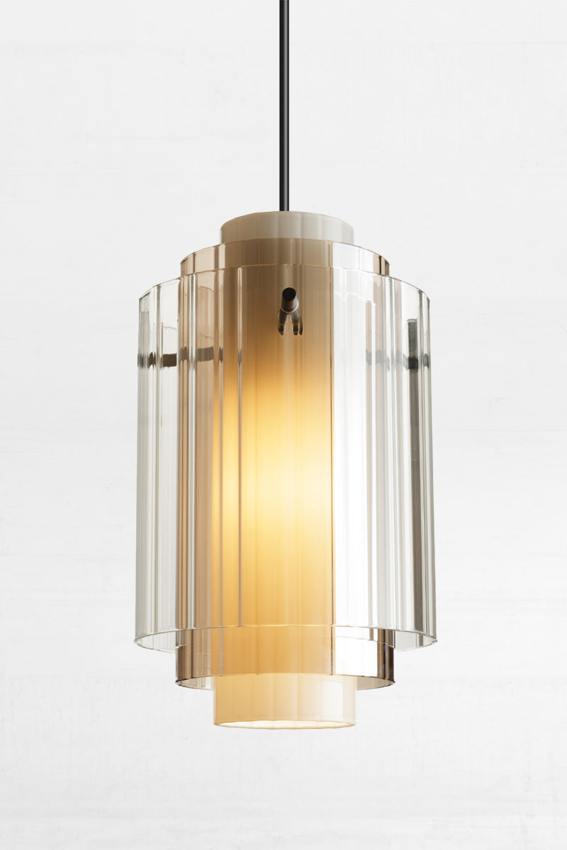 Parlour Triple Layer Glass Pendant Light