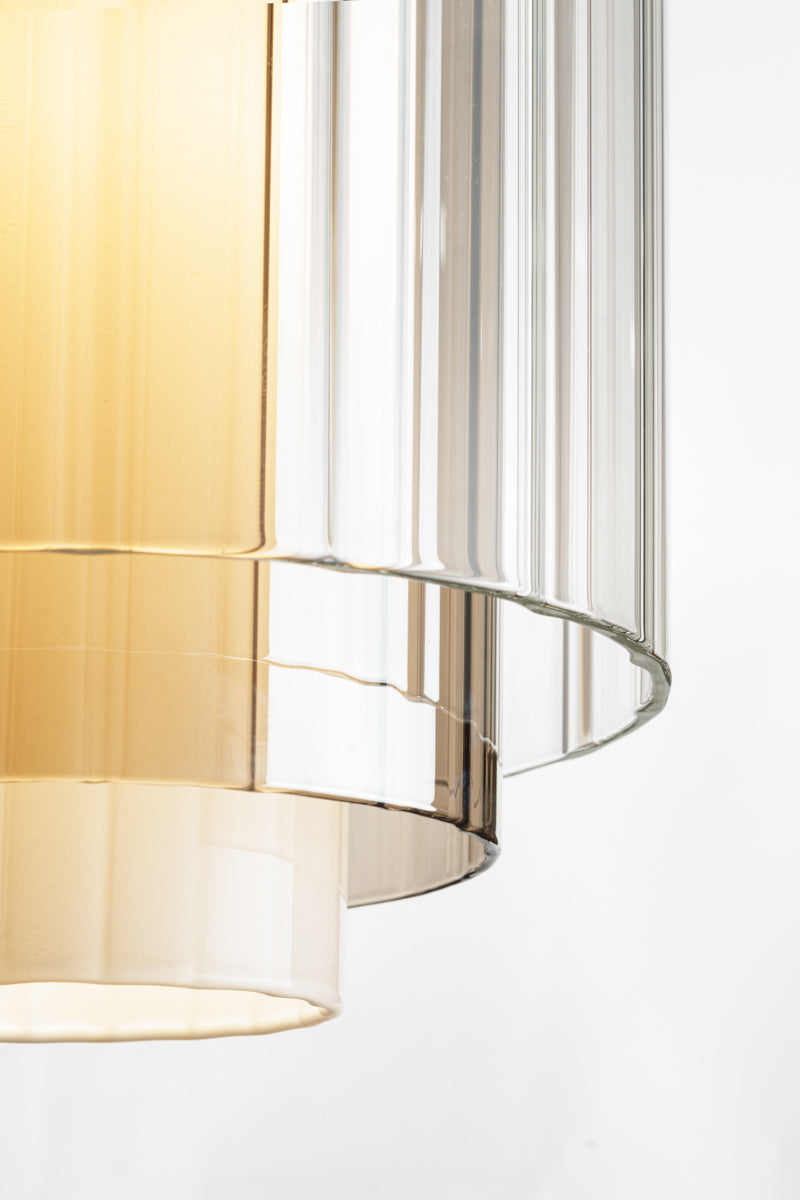 Parlour Triple Layer Glass Pendant Light