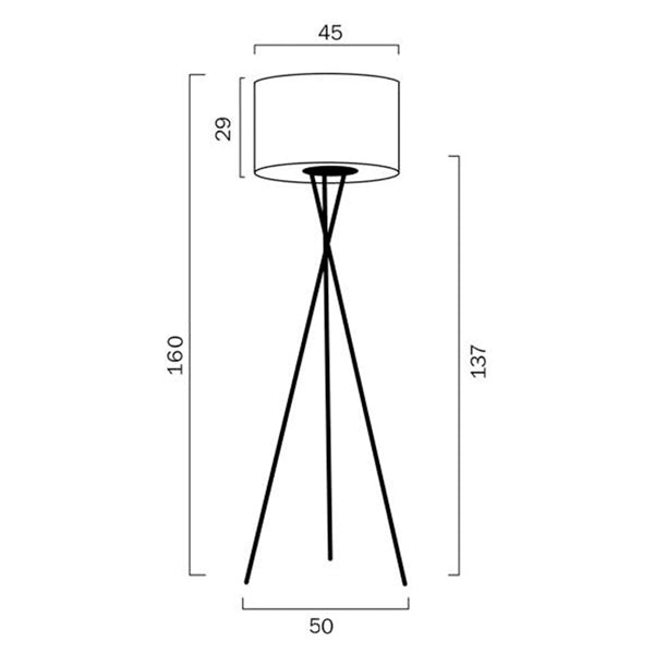 Denise Modern Tripod Floor Lamp