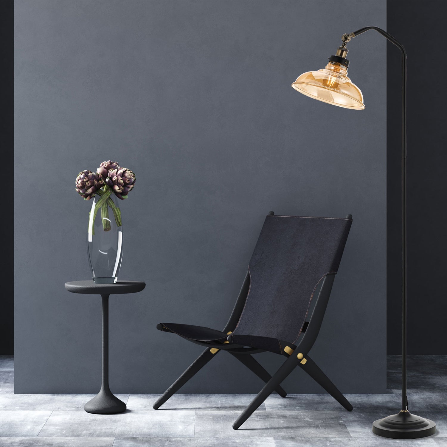 Hertel Floor Lamp with Flexible Head